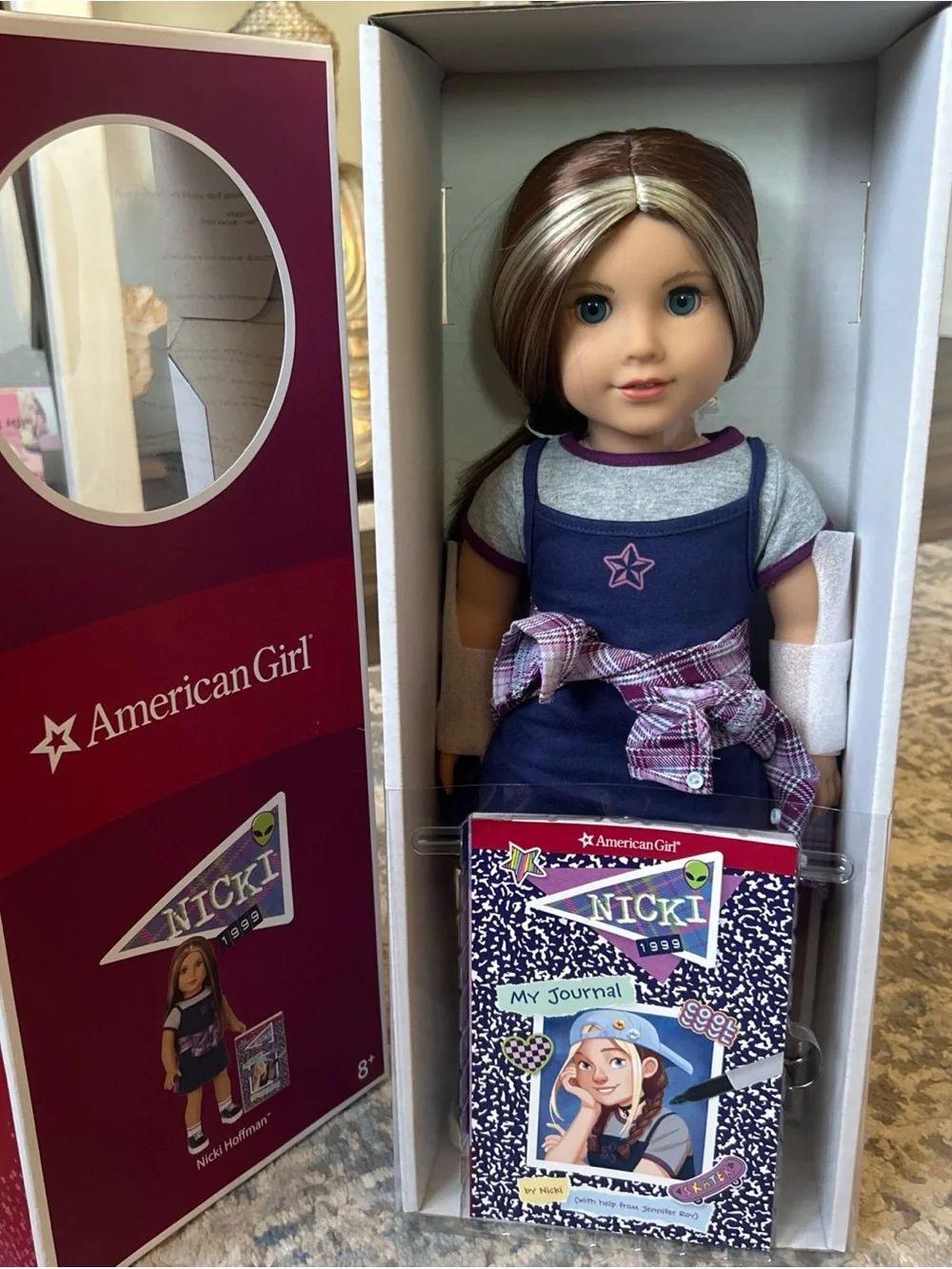 American Girl Nicki 1999 Hoffman Doll & Journal Accessories Included 18 Inch